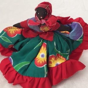 Handmade reversible doll from Trinidad